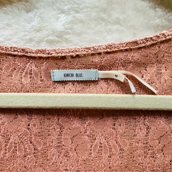 Kimchi Blue Elegant Lace Peplum Top - Picture 2 of 5